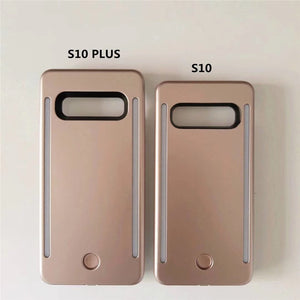 For Samsung S10 anti-fall 3 generations Light Up selfie flash phone Case flash Protector Cover Bag For Samsung s8 s9 s10 plus eprolo