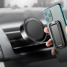 Load image into Gallery viewer, Double Magic Magnetic Car Phone Holder Stand For IPhone 12 Metal Phone Holder Foldable Desk Stand For Mobile Phone Universal eprolo