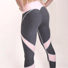 Load image into Gallery viewer, Women Solid Patchwork Training Gym Legging Running Fitness Leggings Waist Breathable Yoga Elastic Sport Pants High Leggings eprolo