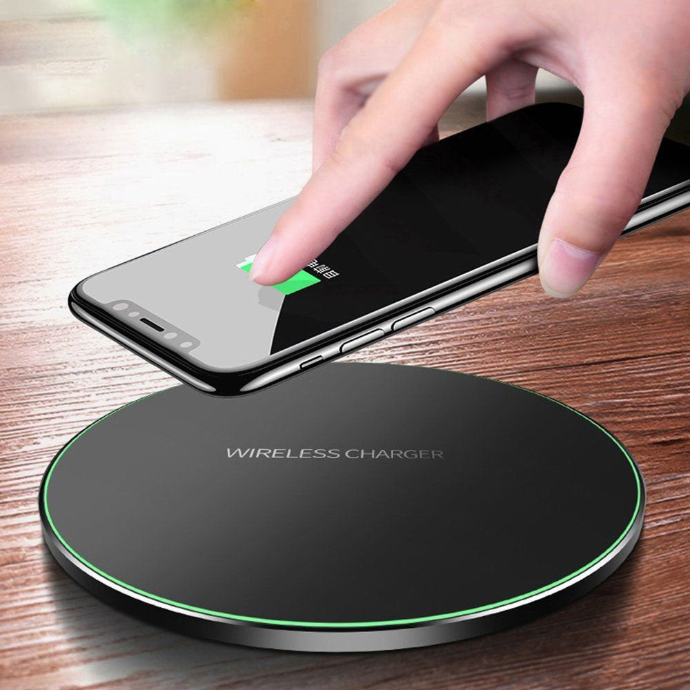 Qi Wireless Charger For iPhone 8 X XR XS Max QC3.0 10W Fast Wireless Charging eprolo