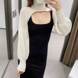 Women Turtleneck Long Sleeve Knitting Sweater Casual Femme Chic Design Pullover High Street Lady Tops SW886 eprolo