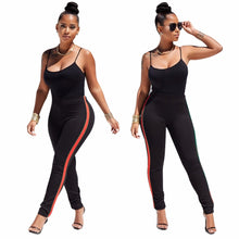 Load image into Gallery viewer, Fashion two piece set tracksuit women clothes Plus size Sexy halter top and pants eprolo