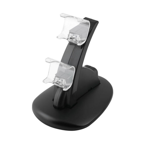 Dua USB Charging Socket Kit Charger Dock Stand Cradle For PS4 Console Controller Play Station Game Pad with USB Cable eprolo