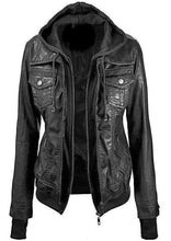 Load image into Gallery viewer, Annalise Womens Leather Jacket Fadcloset