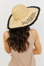 Load image into Gallery viewer, Fame Sunshine Straw Fringe Hat Trendsi