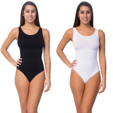 Load image into Gallery viewer, Seamless Shaping Bodysuit With Thong Bottom 2 Pack Body Beautiful Shapewear