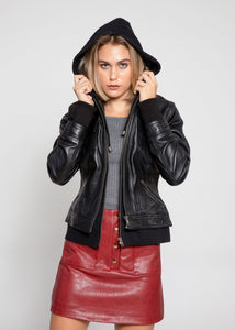 Annalise Womens Leather Jacket Fadcloset