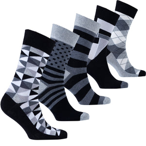 Men's Popular Fashion Socks, mixed set 5 pack Socks n Socks